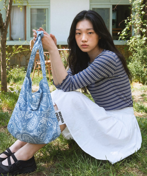SNACK ECO CROSSBAG - 11 COLORS PAISLEY BLUE