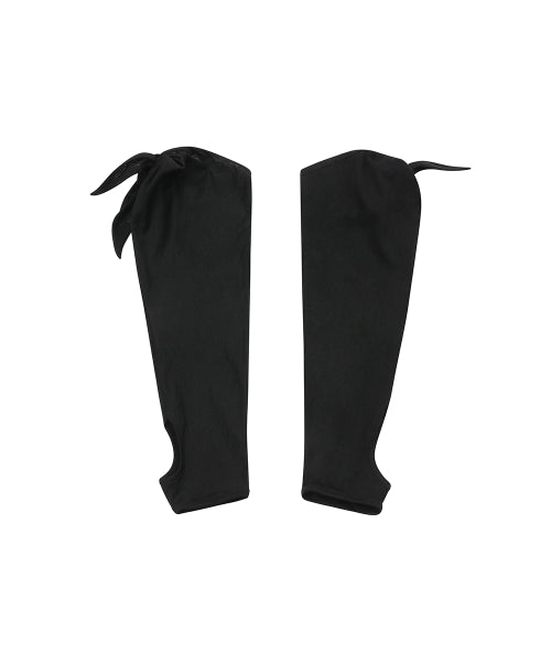 CAWL TIE KNEE SOCKS #REI同款! - 2 COLORS BLACK