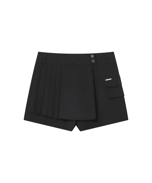 PLEATS MINI SKORT #REI同款! - 2 COLORS BLACK