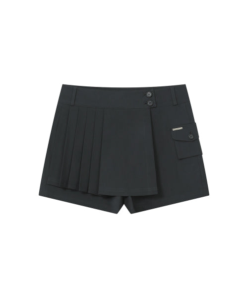 PLEATS MINI SKORT #REI同款! - 2 COLORS CHARCOAL