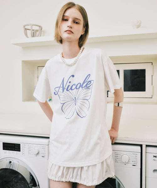 NICOLE BUTTERFLY SLEEVE TOP #徐睿知同款! - 13 COLORS PURPLE