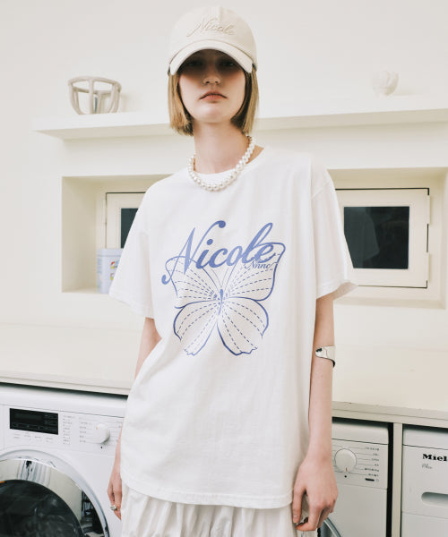 NICOLE BUTTERFLY SLEEVE TOP #徐睿知同款! - 13 COLORS PURPLE