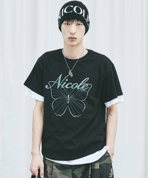 NICOLE BUTTERFLY SLEEVE TOP #徐睿知同款! - 13 COLORS MINT