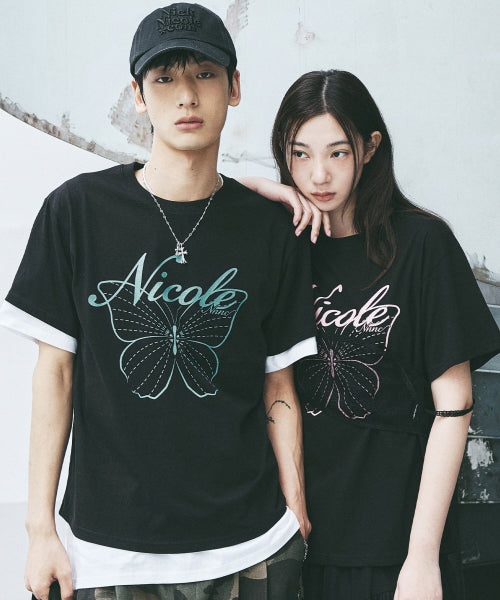 NICOLE BUTTERFLY SLEEVE TOP #徐睿知同款! - 13 COLORS MINT