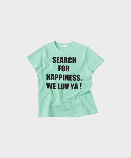 WE NEED LUV CROP TEE - 4 COLORS MINT