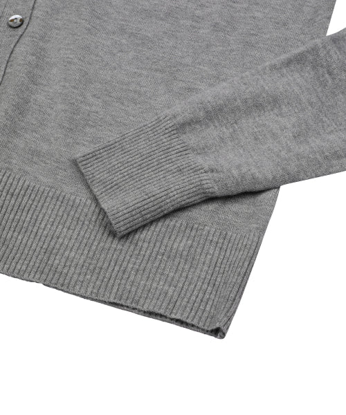 V-NECK CARDIGAN - 4 COLORS BLACK