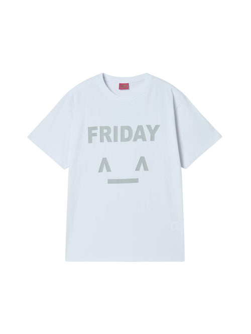 FRIDAY TEE WHITE - 2 COLORS