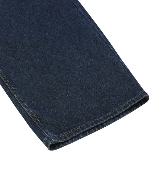 BACK STRAP WIDE PANTS - 2 COLORS BLUE