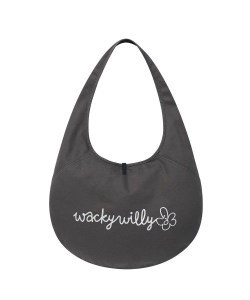 TWILL HOBO BAG #GISELLE同款! CHARCOAL