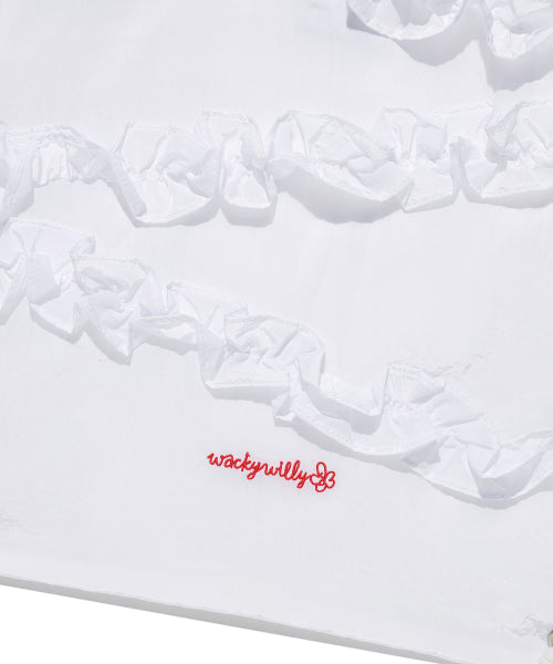 FRILL GYM SACK #GISELLE同款! - 2 COLORS WHITE