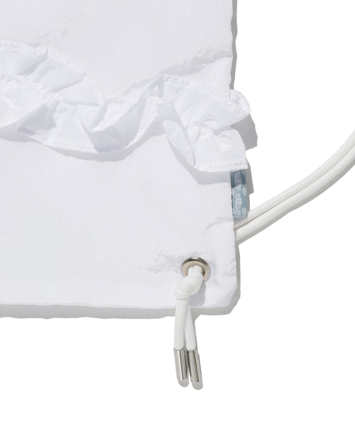 FRILL GYM SACK #GISELLE同款! - 2 COLORS WHITE