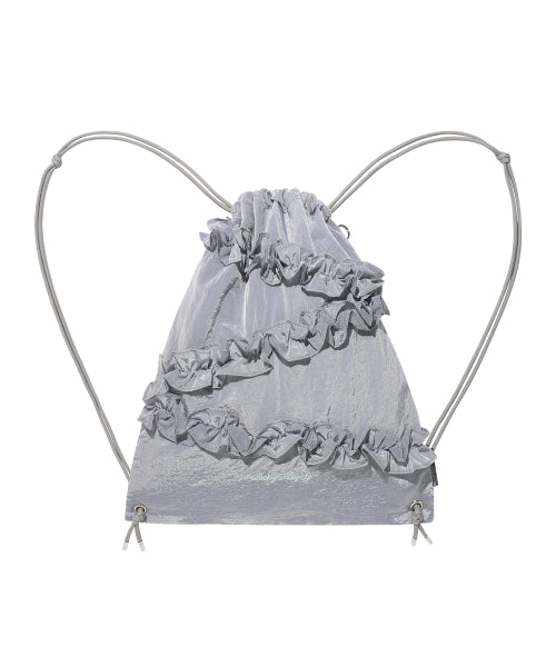 FRILL GYM SACK #GISELLE同款! - 2 COLORS GREY