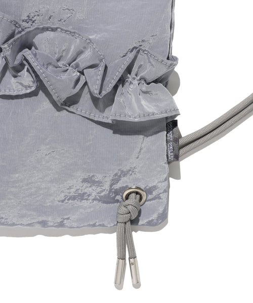 FRILL GYM SACK #GISELLE同款! - 2 COLORS GREY