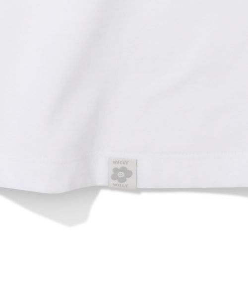 HEART RUFFLE SHORT SLEEVE T-SHIRT #GISELLE同款! - 2 COLORS WHITE