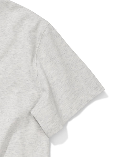 HEART RUFFLE SHORT SLEEVE T-SHIRT #GISELLE同款! - 2 COLORS LIGHT GREY