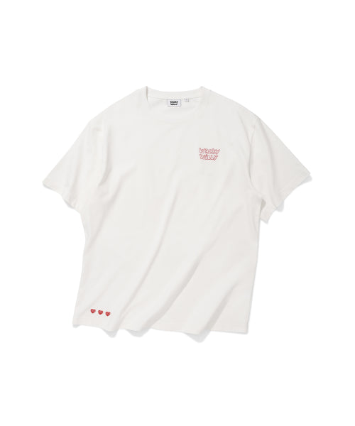 LOVE STITCH SHORT SLEEVE T-SHIRT #GISELLE同款! WHITE