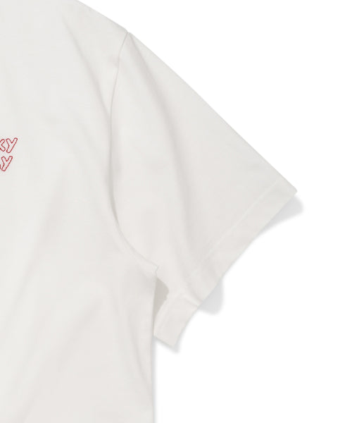 LOVE STITCH SHORT SLEEVE T-SHIRT #GISELLE同款! WHITE
