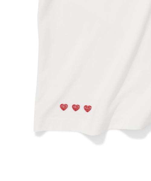 LOVE STITCH SHORT SLEEVE T-SHIRT #GISELLE同款! WHITE