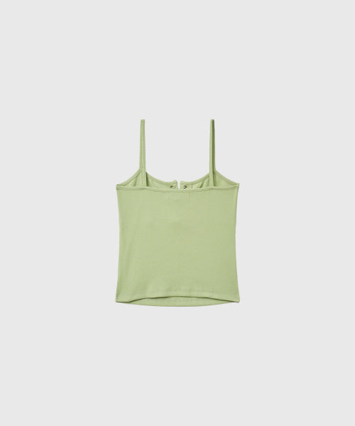 EYELET SLEEVELESS - 3 COLORS GREEN