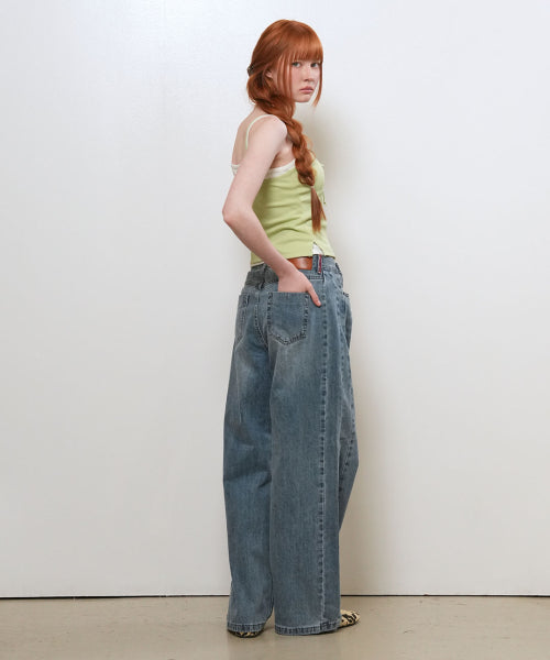 EYELET SLEEVELESS - 3 COLORS GREEN