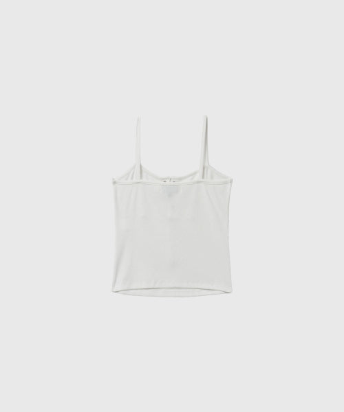 EYELET SLEEVELESS - 3 COLORS WHITE
