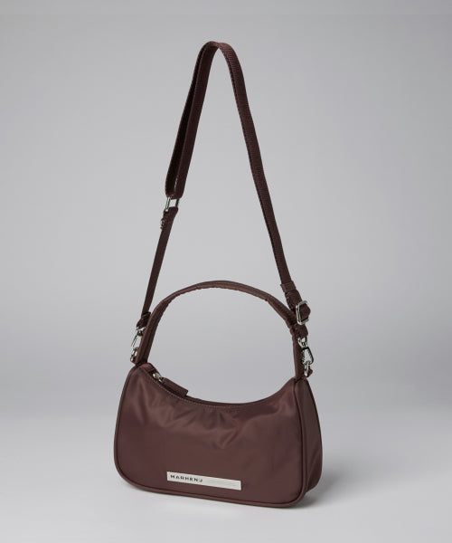 CELINA REGEN NYLON TOTE CROSSBODY BAG - 5 COLORS BLACK