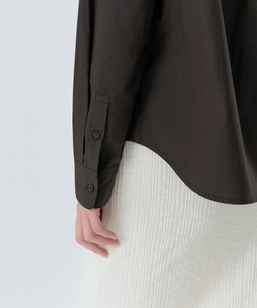 WOMENS REGULAR WASHED POPLIN SHIRT #韓韶禧同款! - 6 COLORS AS SHOWN