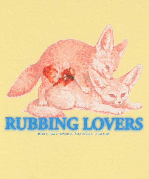 RUBBING FOX REGULAR T-SHIRT YELLOW
