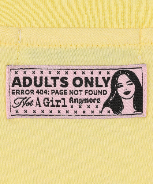 RUBBING FOX REGULAR T-SHIRT YELLOW