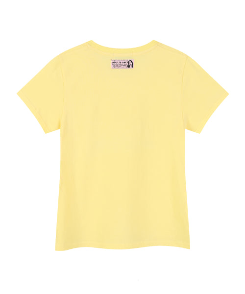 RUBBING FOX REGULAR T-SHIRT YELLOW