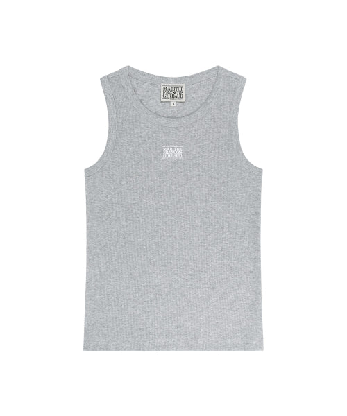 W RIBBON CLASSIC LOGO SLEEVELESS - 3 COLORS GREY