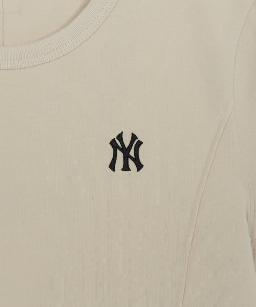 SLIM CROP FIT CAP SLEEVE SHORT SLEEVE T-SHIRT NY #KARINA同款! - 3 COLORS AS SHOWN