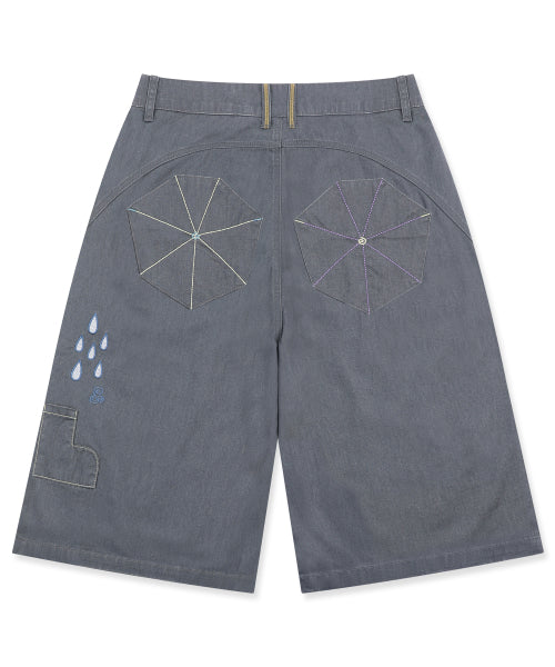 DRIZZLE BERMUDA PANTS - 2 COLORS CHARCOAL