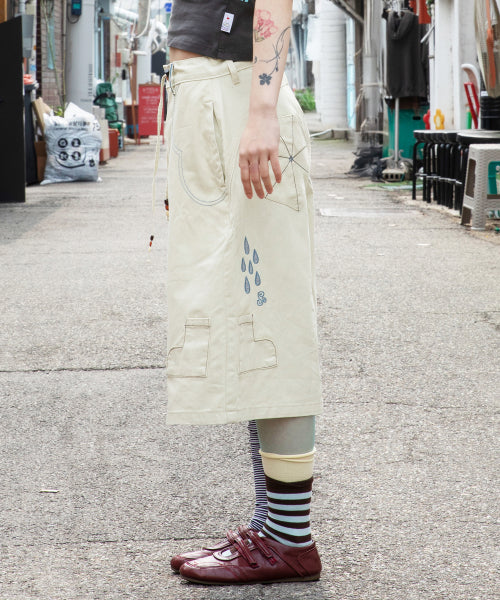 DRIZZLE BERMUDA PANTS - 2 COLORS IVORY