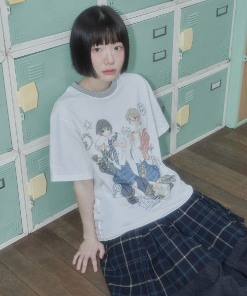 VICKY GIRLS TEE - 2 COLORS