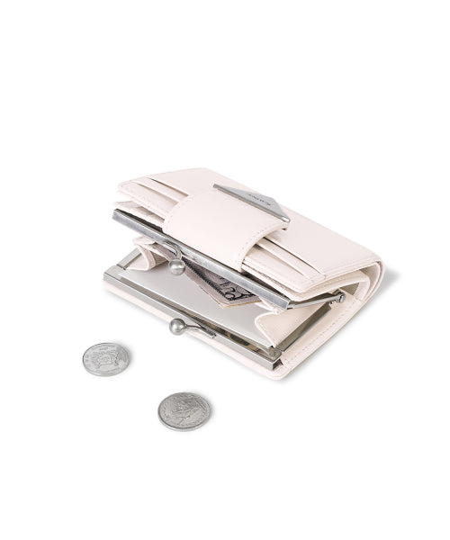 CRINKLE TRIANGLE FRAME BRIDGE WALLET BLOSSOM AS SHOWN