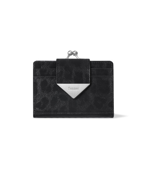 TRIANGLE FRAME BRIDGE WALLET BLACK