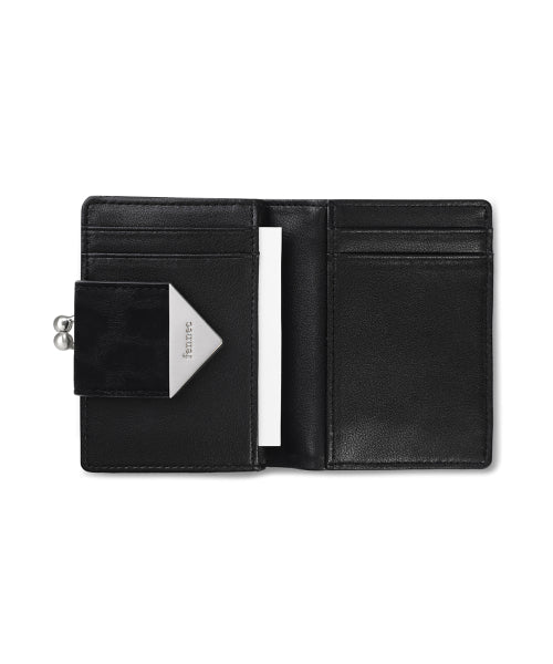 TRIANGLE FRAME BRIDGE WALLET BLACK