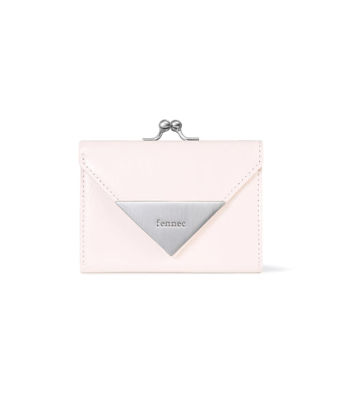 CRINKLE TRIANGLE FRAME WALLET BLOSSOM AS SHOWN