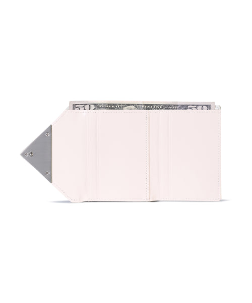 CRINKLE TRIANGLE FRAME WALLET BLOSSOM AS SHOWN