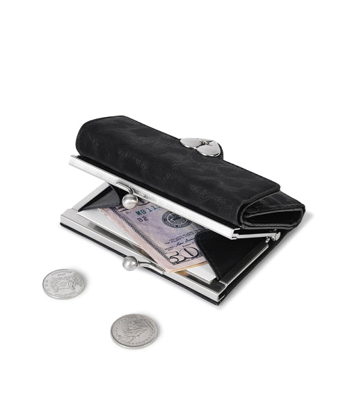 HEARTY FRAME WALLET BLACK