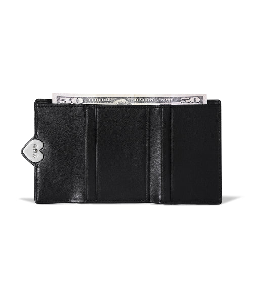 HEARTY FRAME WALLET BLACK