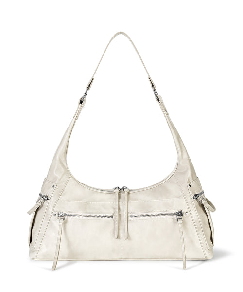 READY HOBO BAG - STONE - 3 COLORS IVORY