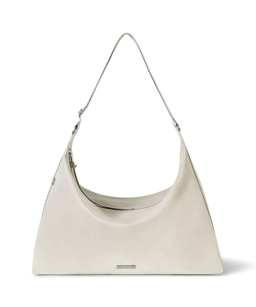 ROOMY HOBO BAG NUBUCK - 2 COLORS CREAM