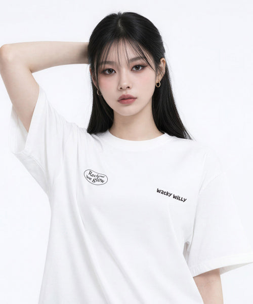 RECLOW WAKY WILLY SHORT SLEEVE TEE - 2 COLORS WHITE