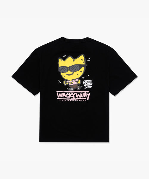 RECLOW WAKY WILLY SHORT SLEEVE TEE - 2 COLORS BLACK