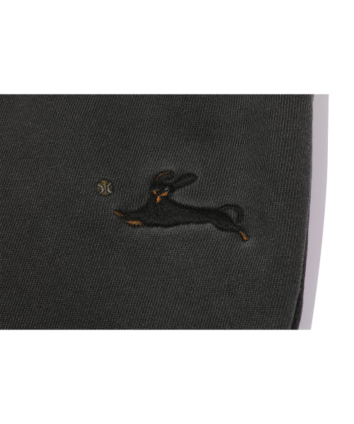 STITCH PIGMENT SWEATPANTS - 2 COLORS BLACK