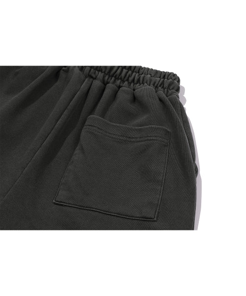 STITCH PIGMENT SWEATPANTS - 2 COLORS BLACK
