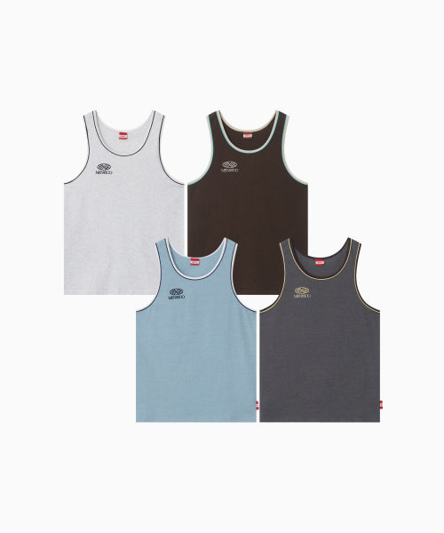 SIGNATURE DOUBLE BINDING SLEEVELESS TOP - 5 COLORS AS SHOWN