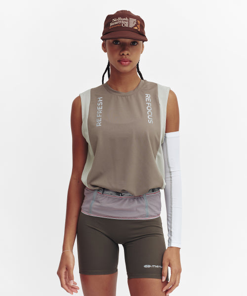 REFOCUS MESH SLEEVELESS TOP - 6 COLORS AS SHOWN
